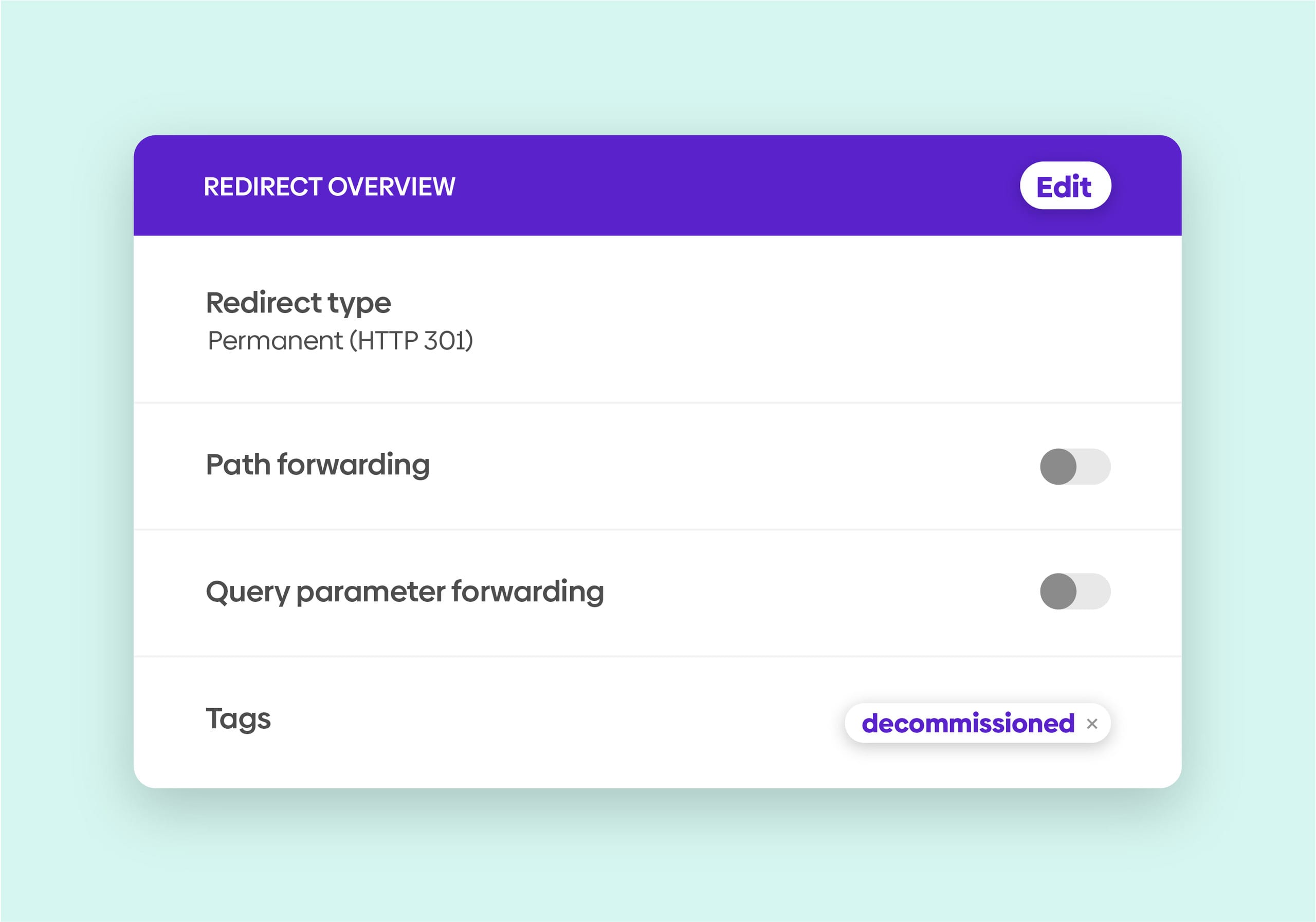 Graphic showing an overview of a redirect.