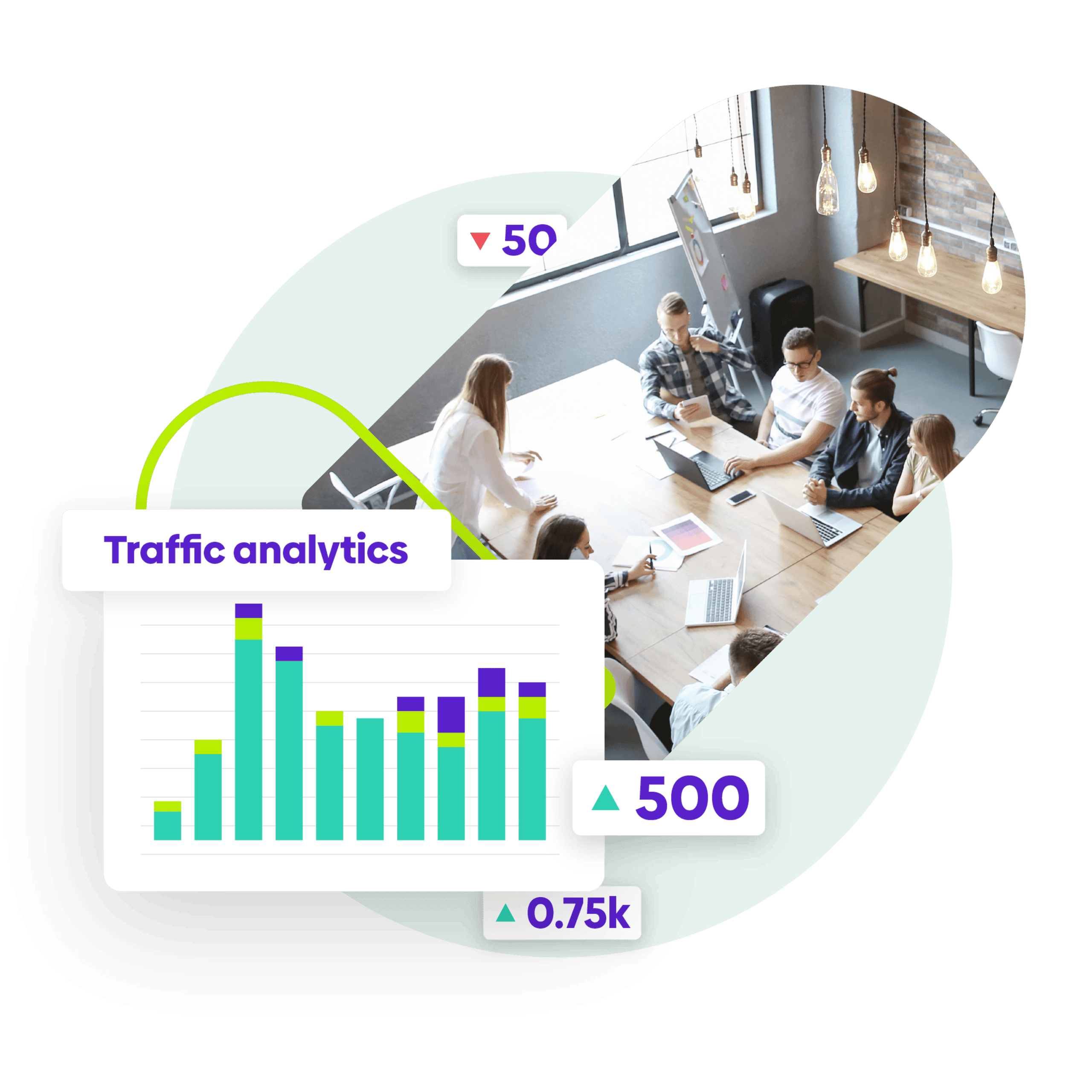 Get an at-a-glance traffic snapshot